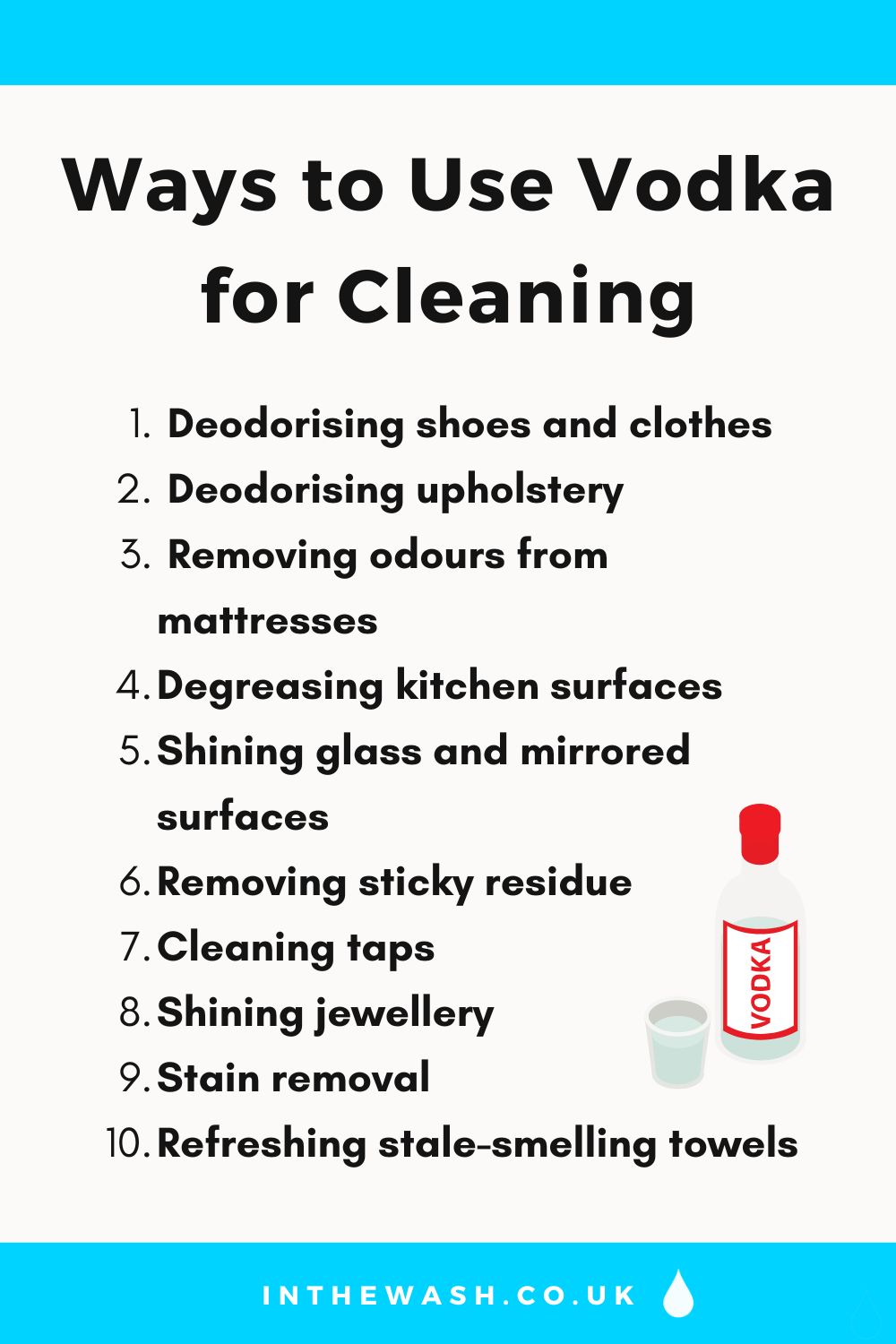 10 Ways to Use Vodka for Cleaning