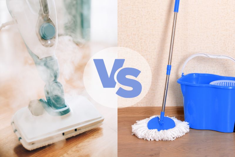 Steam mop vs. regular mop