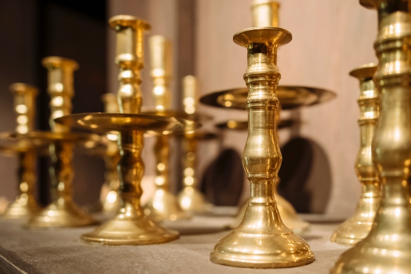 brass candlesticks