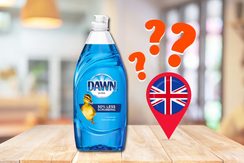 dawn dish soap in UK