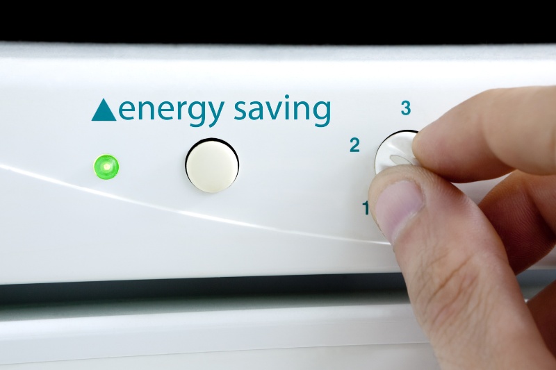 energy saving on washing machine