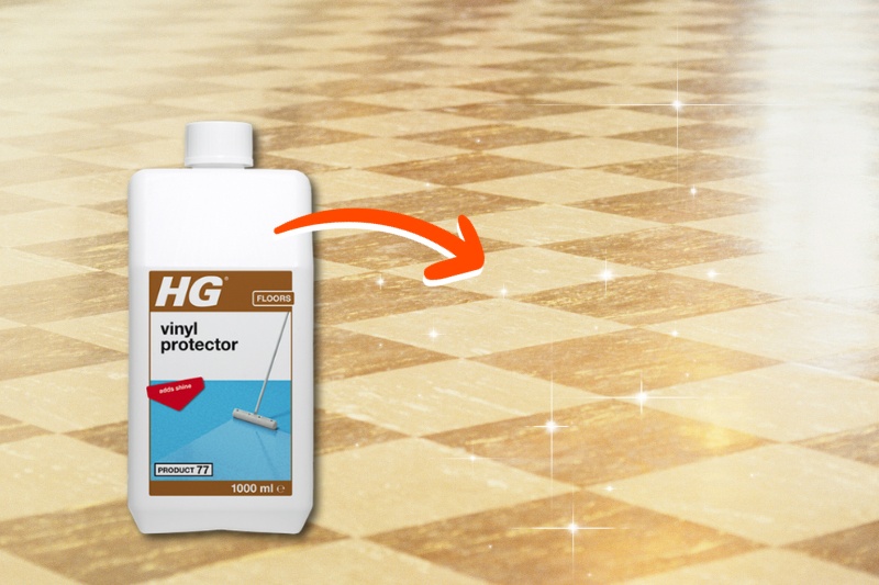 linoleum floor and shine or protector product