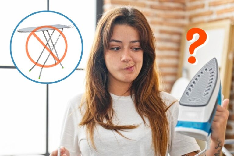 How to Iron Without an Ironing Board