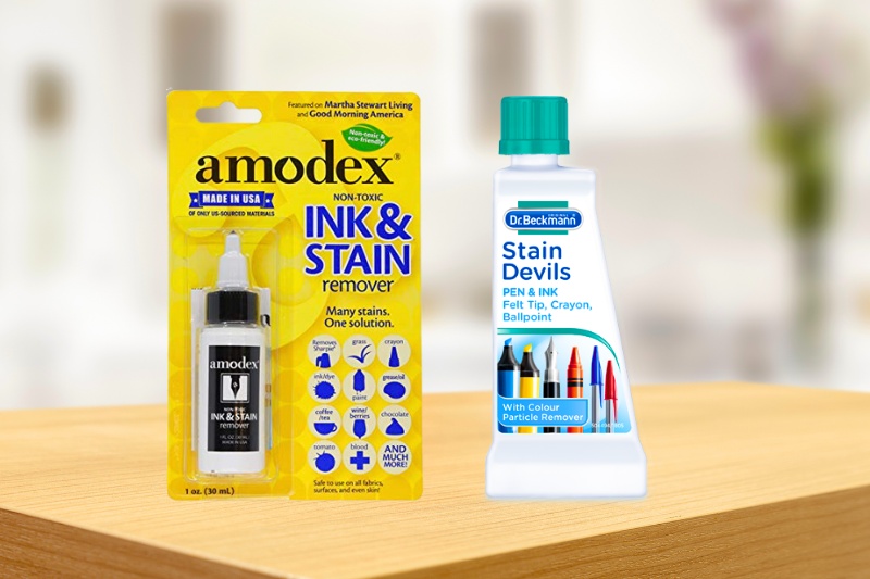 specialised cleaners for pen and ink stains