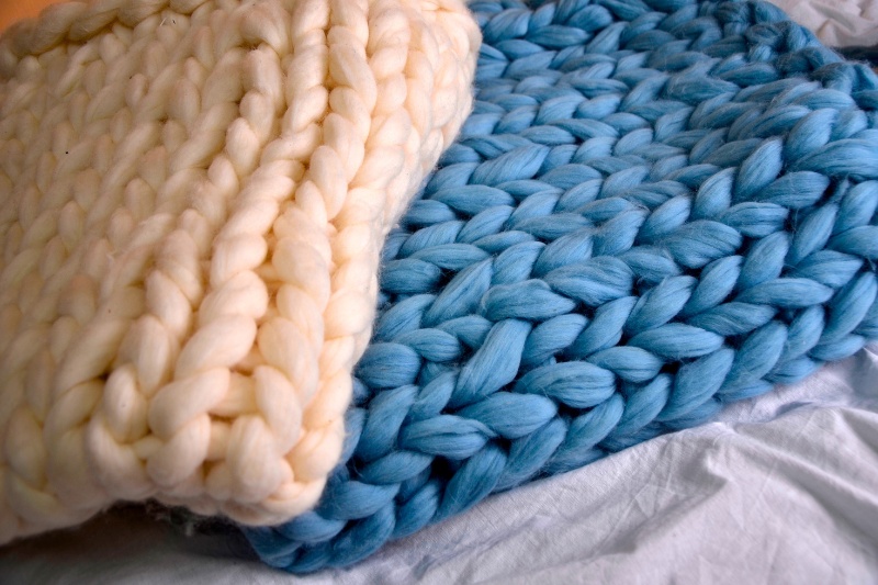 knitted merino wool