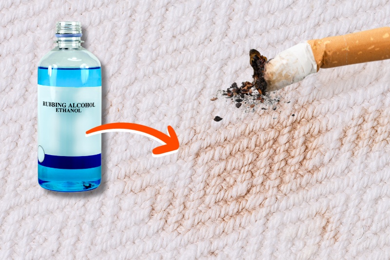 remove nicotine stain with rubbing alcohol