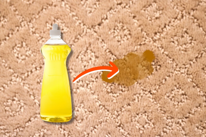 washing up liquid fot carpet stain