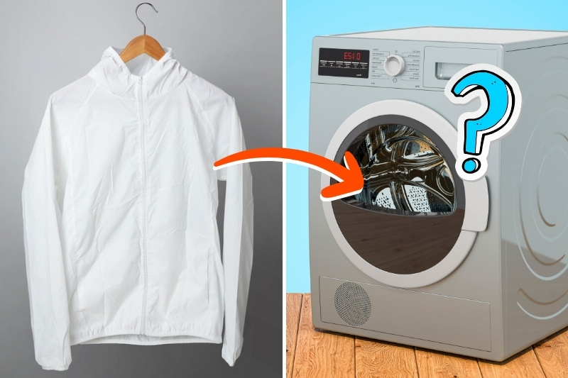 windbreaker and tumble dryer