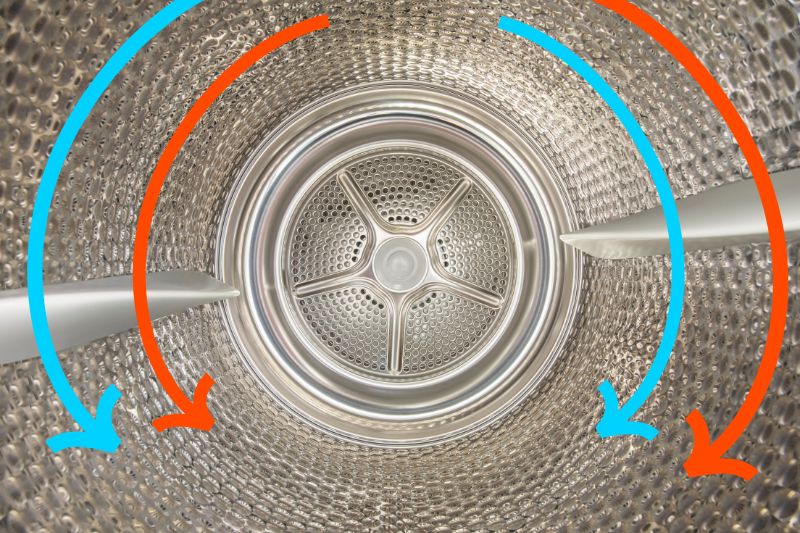 Inside tumble dryer