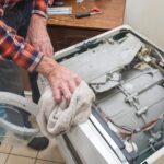 Repairing a washing machine
