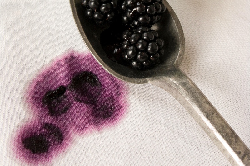 blackberry stains