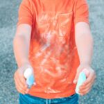 chalk stains on clothes