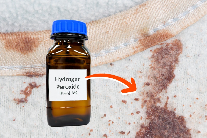 hydrogen peroxide for stains