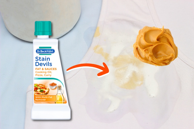 stain remover for peanut butter stain on clothes
