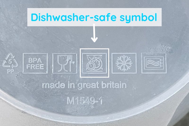 Dishwasher-safe symbol