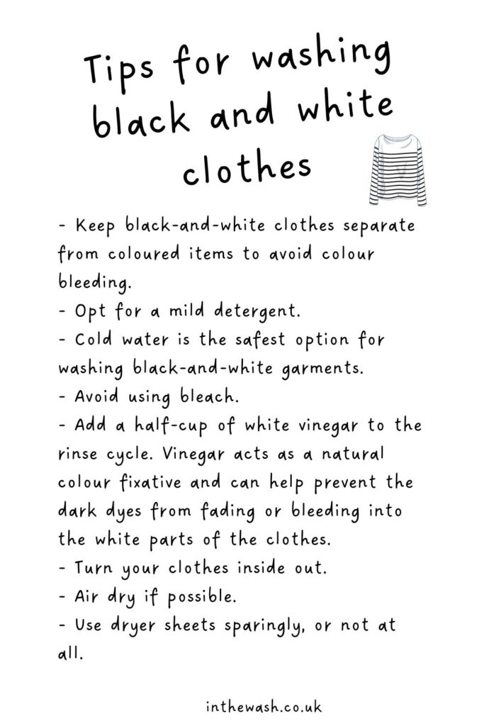 How to Wash BlackandWhite Clothes