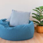 blue bean bag
