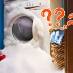 foam coming out of washing machine