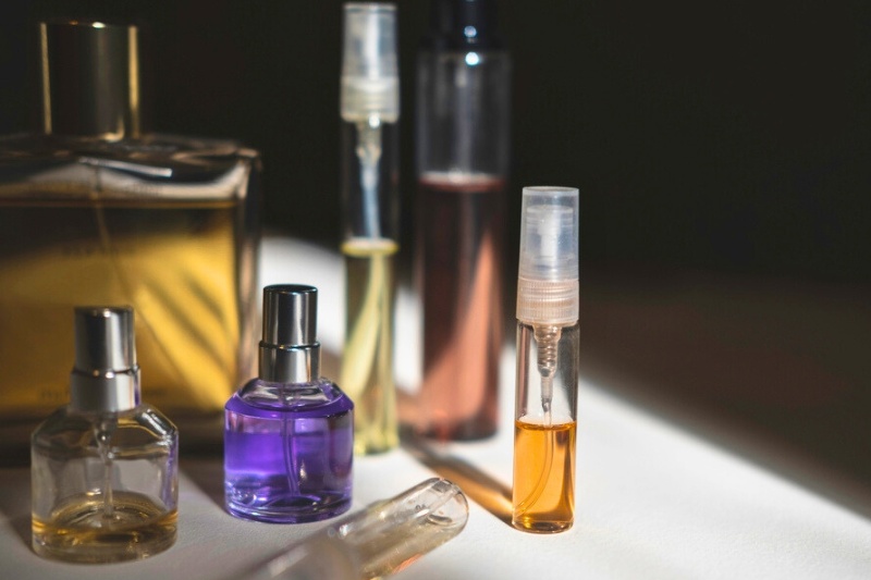 various bottles of perfume