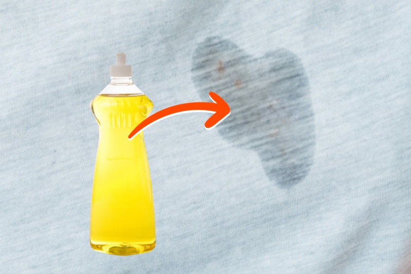 washing up liquid for oil stains
