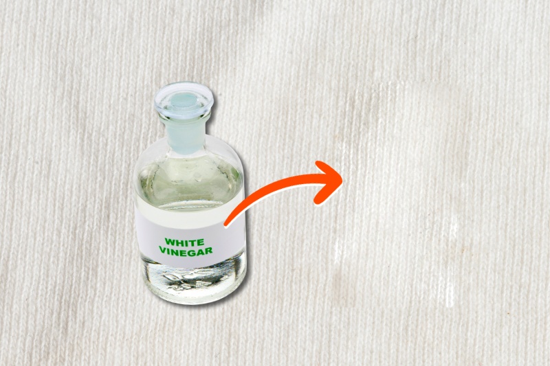 white vinegar for clothes stain