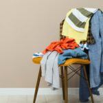 clothes on chair