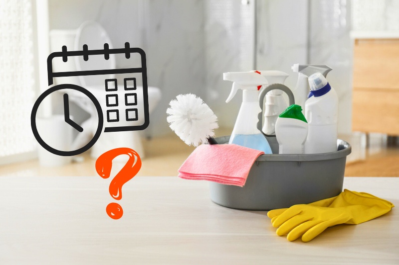 how often to clean a bathroom