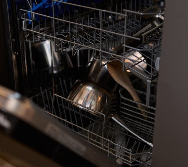 Open dishwasher