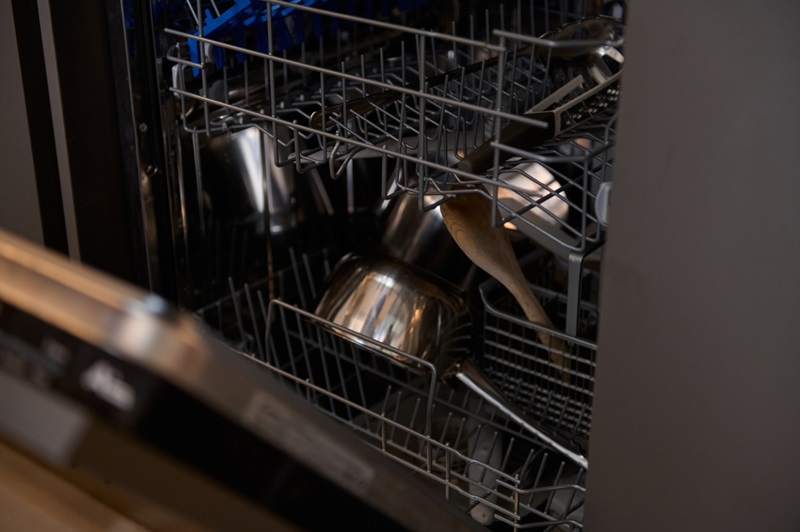 Open dishwasher